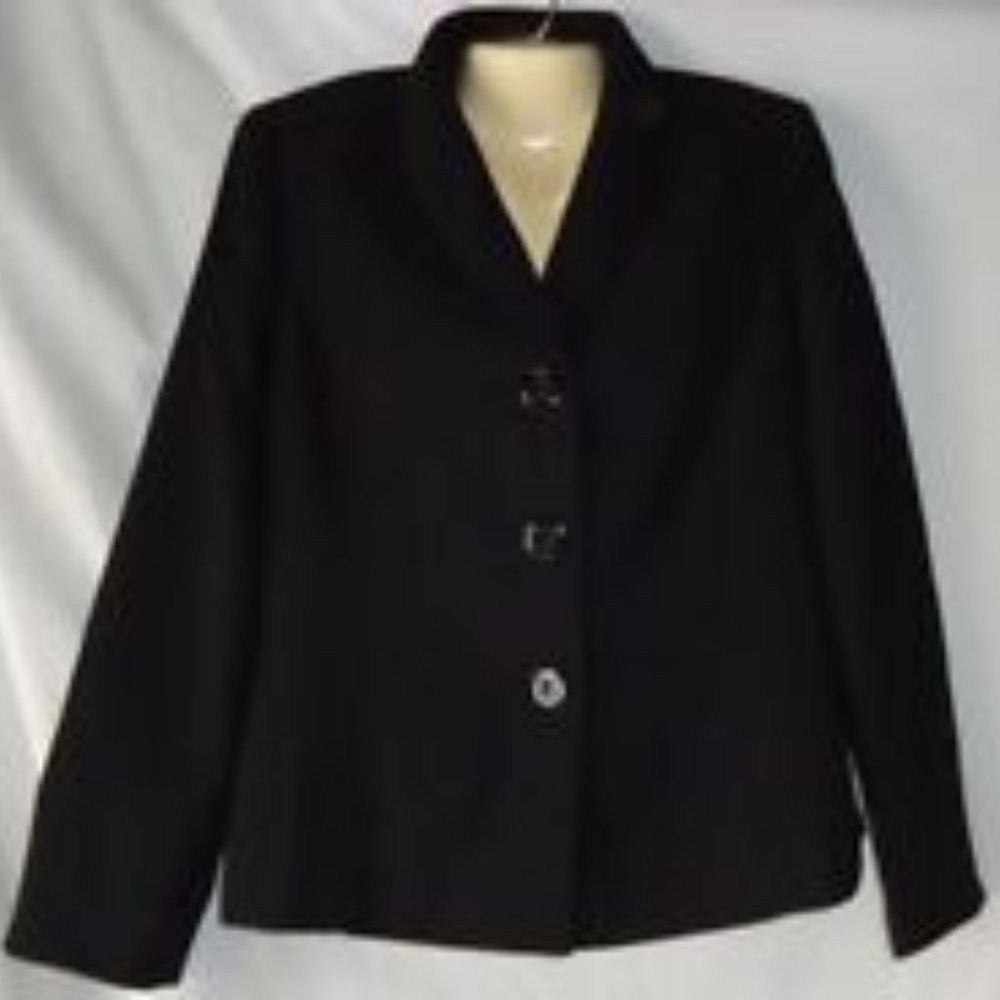 Women's Black Blazer Size 12 NWT